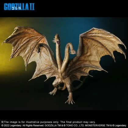 X-Plus King Ghidorah 2019 - X Plus Toho Large Kaiju Series 5 X-Plus King Ghidorah 2019 - X Plus Toho Large Kaiju Series - Image 3