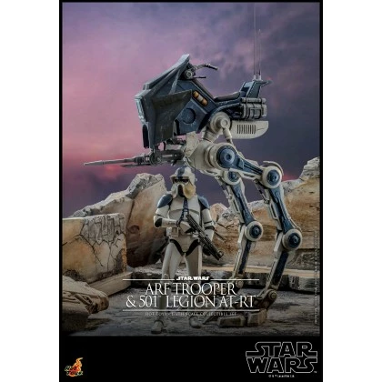 ARF Trooper And 501st Legion AT-RT (Set) - Hot Toys TMS091 Star Wars The Clone Wars 1/6th Scale Collectible 5 ARF Trooper And 501st Legion AT-RT (Set) - Hot Toys TMS091 Star Wars The Clone Wars 1/6th Scale Collectible - Image 3