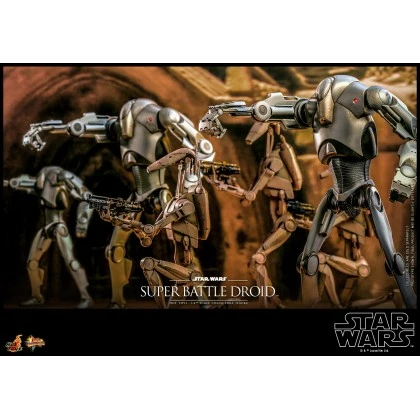 Super Battle Droid - Hot Toys MMS682 Star Wars: Attack Of The Clones 1/6th Scale Collectible Figure 5 Super Battle Droid - Hot Toys MMS682 Star Wars: Attack Of The Clones 1/6th Scale Collectible Figure - Image 3