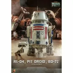 R5-D4 Pit Droid BD-72 (Collectible Set)- Hot Toys TMS086 Star Wars The Book Of Boba Fett 1/6th Scale