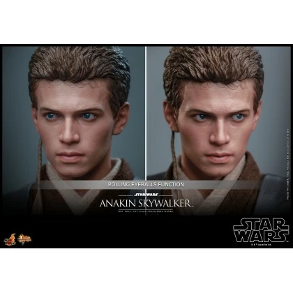Anakin Skywalker - Hot Toys MMS677 Star Wars Episode II Attack Of The Clones 1/6th Scale Collectible Figure 6 Anakin Skywalker - Hot Toys MMS677 Star Wars Episode II Attack Of The Clones 1/6th Scale Collectible Figure - Image 4