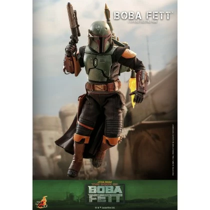 Boba Fett - Hot Toys TMS078 Star Wars The Book Of Boba Fett 1/6th Scale Collectible Figure 5 Boba Fett - Hot Toys TMS078 Star Wars The Book Of Boba Fett 1/6th Scale Collectible Figure - Image 3