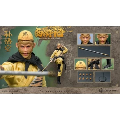 Monkey King - Haoyutoys H22026 1/12th Scale Myth Series - Journey To The West Four Masters And Apprentices 8 Monkey King - Haoyutoys H22026 1/12th Scale Myth Series - Journey To The West Four Masters And Apprentices - Image 6