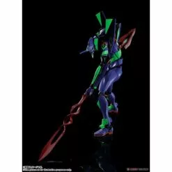 DYNACTION (Bandai) Evangelion Unit-01 + Spear Of Cassius (Renewal Color Edition) - DYNACTION Regular Humanoid Battle Weapon Synthetic Human