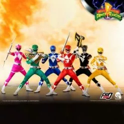 Power Rangers (Set 6 Rangers) - ThreeZero Mighty Morphin 1/6th Scale Collectible Figures