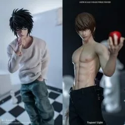 L. Lawliet (Full Joint Body Version) & Yagami Light Kira (Half Body Silicone Body Version) (Set Of 2) - Gametoys GT007>008UP 1/6th Scale Death Note