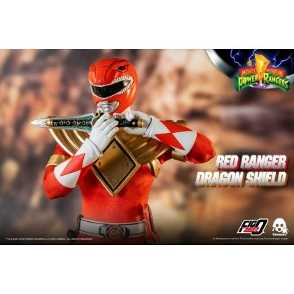 Threezero Dragon Shield Red Ranger - Mighty Morphin Power Rangers 1/6th Scale 6 Threezero Dragon Shield Red Ranger - Mighty Morphin Power Rangers 1/6th Scale - Image 4