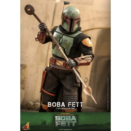 Boba Fett - Hot Toys TMS078 Star Wars The Book Of Boba Fett 1/6th Scale Collectible Figure 6 Boba Fett - Hot Toys TMS078 Star Wars The Book Of Boba Fett 1/6th Scale Collectible Figure - Image 4