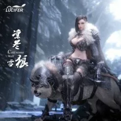 Berserker With Snow Wolf (Set) - Lucifer LXF2208C 1/6th Scale Cold Winter Wolf