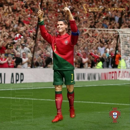 Cristiano Ronaldo (Deluxe Edition) - X Studio CR7D 1/6th Scale 4 Cristiano Ronaldo (Deluxe Edition) - X Studio CR7D 1/6th Scale - Image 2