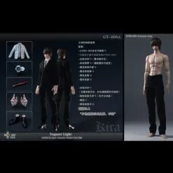 Yagami Light Kira Body With Accessories Set (Full Joint Body Version) - Gametoys GT008A 1/6 Scale Death Note