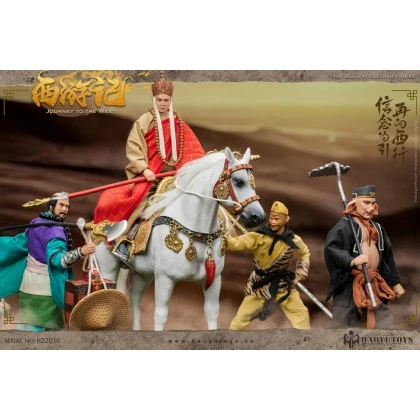 Journey To The West Four Masters And Apprentices (Set Version) - Haoyutoys H22030 1/12th Scale Myth Series 4 Journey To The West Four Masters And Apprentices (Set Version) - Haoyutoys H22030 1/12th Scale Myth Series - Image 2