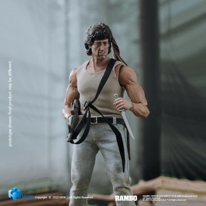 Hiya Toys John Rambo - HiyaToys ESR0097 1/12 First Blood Exquisite Super Series 7 Hiya Toys John Rambo - HiyaToys ESR0097 1/12 First Blood Exquisite Super Series - Image 5