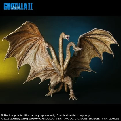 X-Plus King Ghidorah 2019 - X Plus Toho Large Kaiju Series 4 X-Plus King Ghidorah 2019 - X Plus Toho Large Kaiju Series - Image 2